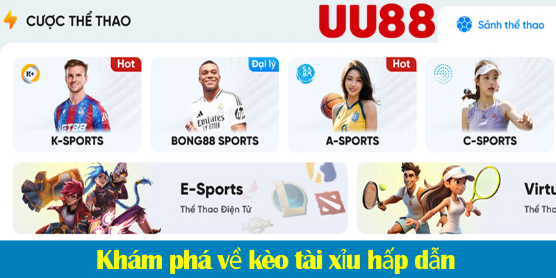 Kèo tài xỉu UU88 – Hiểu rõ luật chơi cùng kinh nghiệm cá cược chuẩn xác 